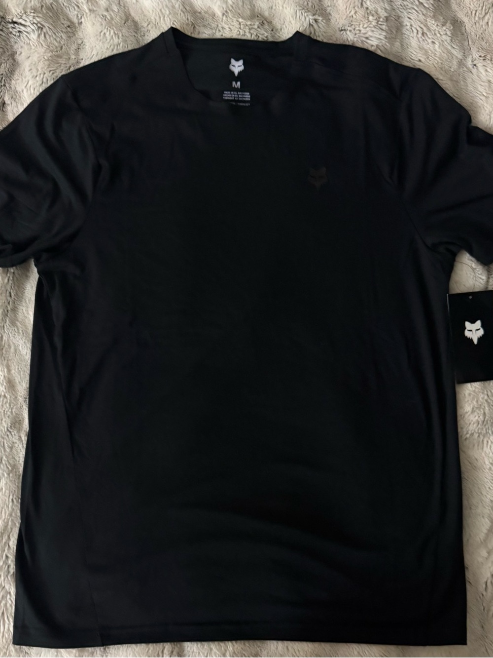 Fox Black Short Sleeve Performance Tee